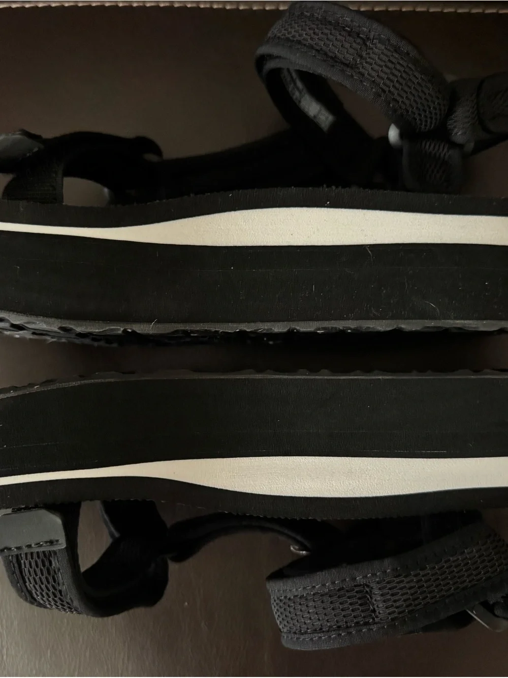 Teva Black Platform Mesh Sandal